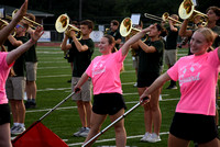 pius x marching band at fall kickoff (7)