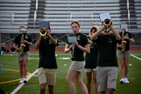 pius x marching band at fall kickoff (6)