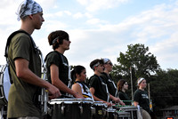 pius x marching band at fall kickoff (4)