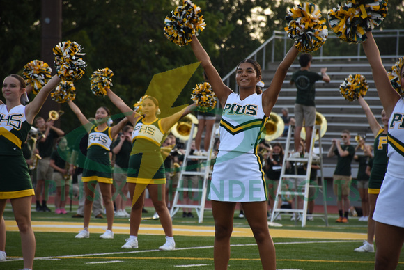 pius x cheerleading at fall kickoff (3)